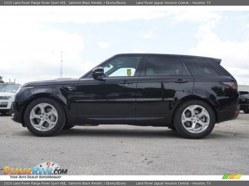 2020 Land Rover Range Rover Sport HSE Santorini Black Metallic / Ebony/Ebony Photo #4