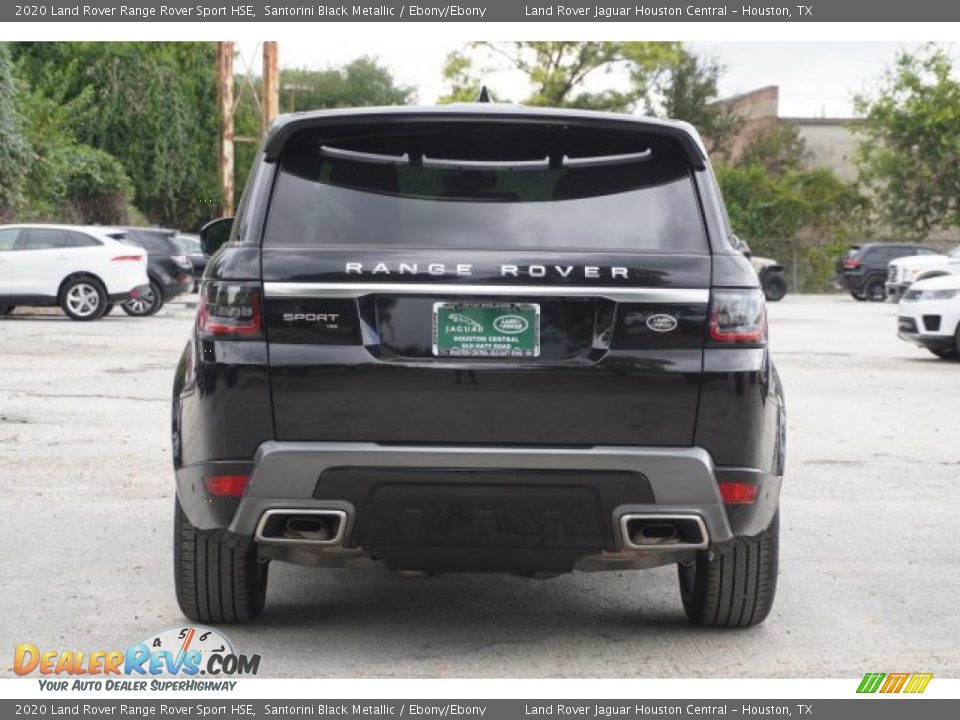 2020 Land Rover Range Rover Sport HSE Santorini Black Metallic / Ebony/Ebony Photo #6
