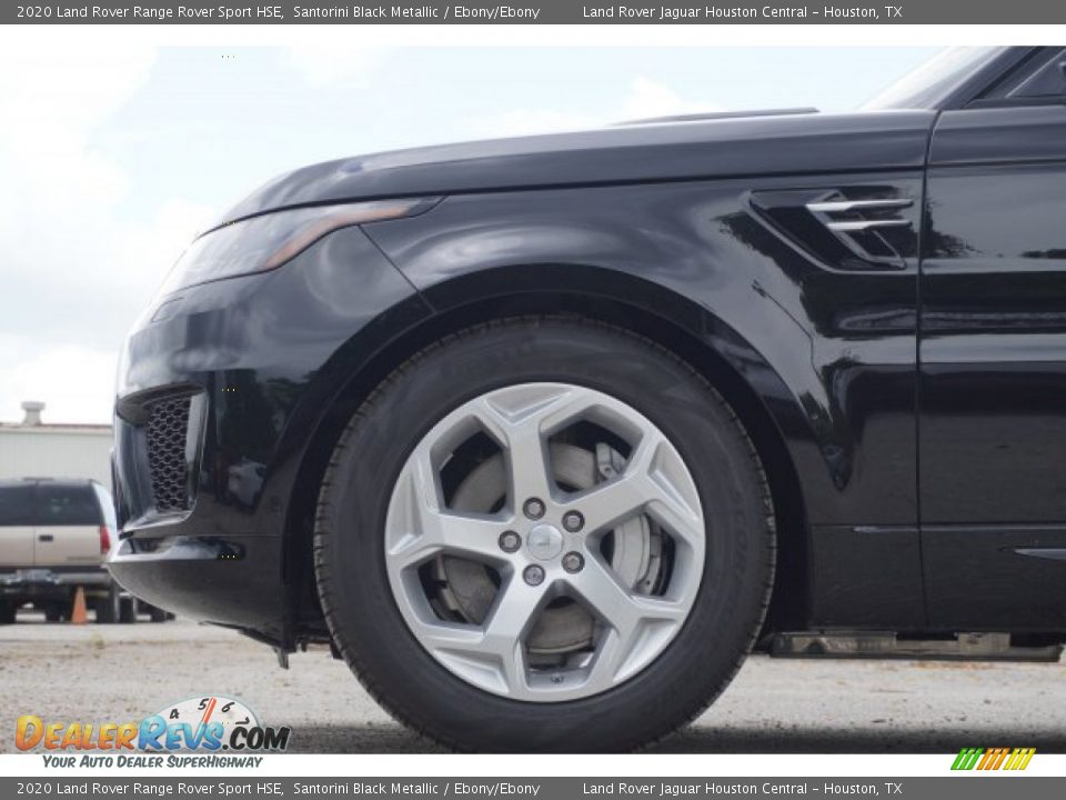 2020 Land Rover Range Rover Sport HSE Santorini Black Metallic / Ebony/Ebony Photo #8
