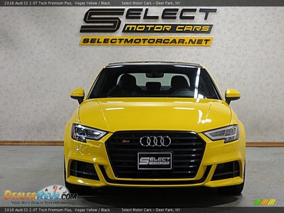 2018 Audi S3 2.0T Tech Premium Plus Vegas Yellow / Black Photo #2