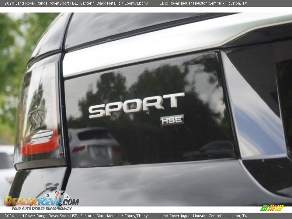 2020 Land Rover Range Rover Sport HSE Santorini Black Metallic / Ebony/Ebony Photo #14