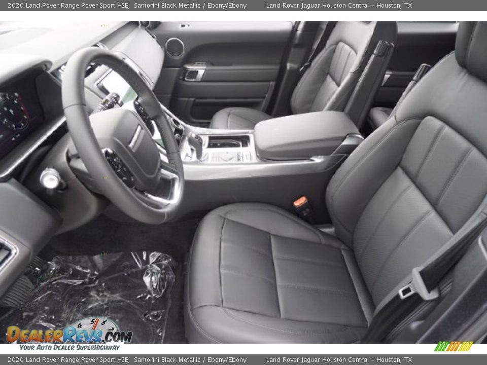 2020 Land Rover Range Rover Sport HSE Santorini Black Metallic / Ebony/Ebony Photo #15