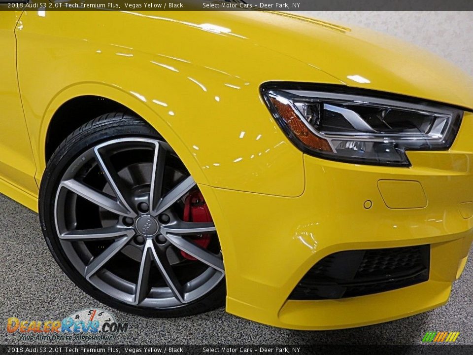 2018 Audi S3 2.0T Tech Premium Plus Vegas Yellow / Black Photo #8