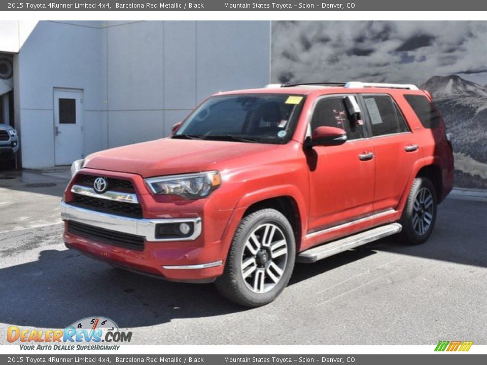 2015 Toyota 4Runner Limited 4x4 Barcelona Red Metallic / Black Photo #2