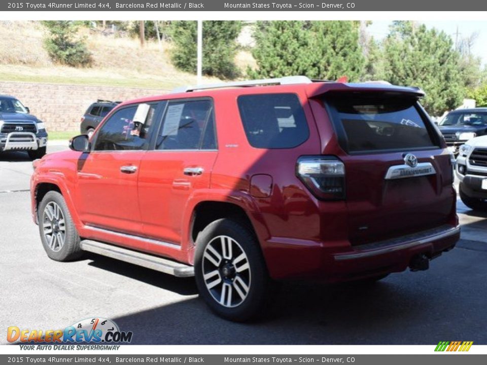 2015 Toyota 4Runner Limited 4x4 Barcelona Red Metallic / Black Photo #4