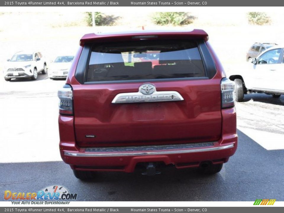 2015 Toyota 4Runner Limited 4x4 Barcelona Red Metallic / Black Photo #5