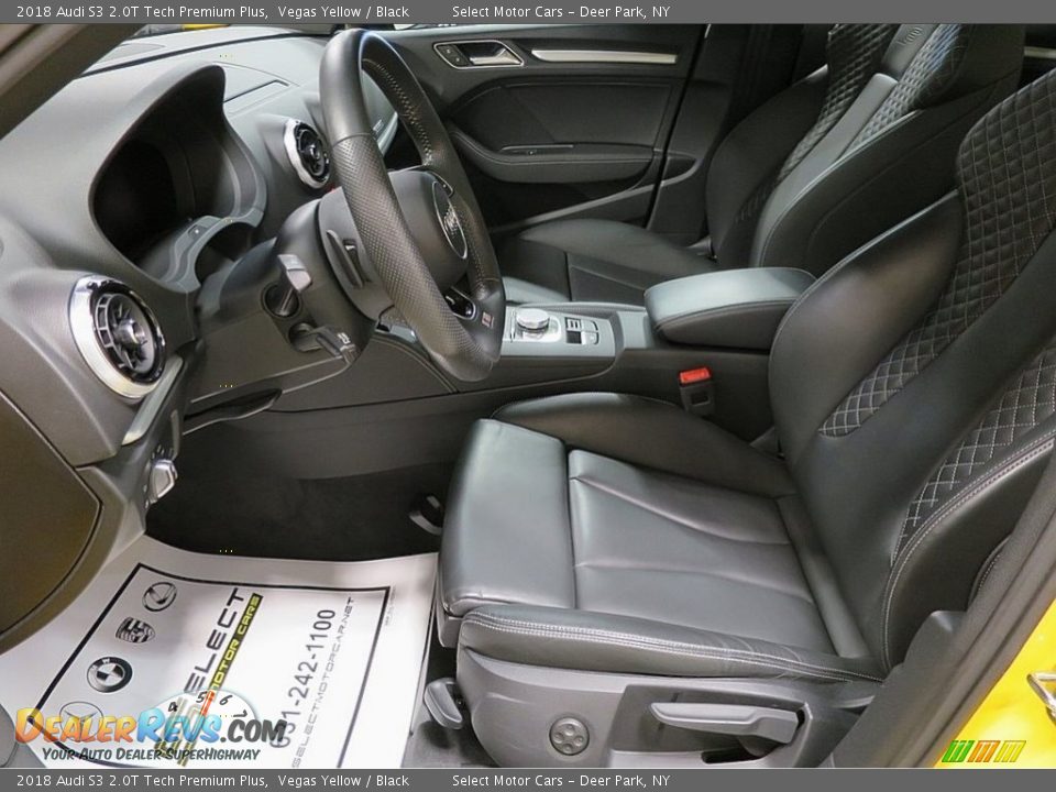 Front Seat of 2018 Audi S3 2.0T Tech Premium Plus Photo #18