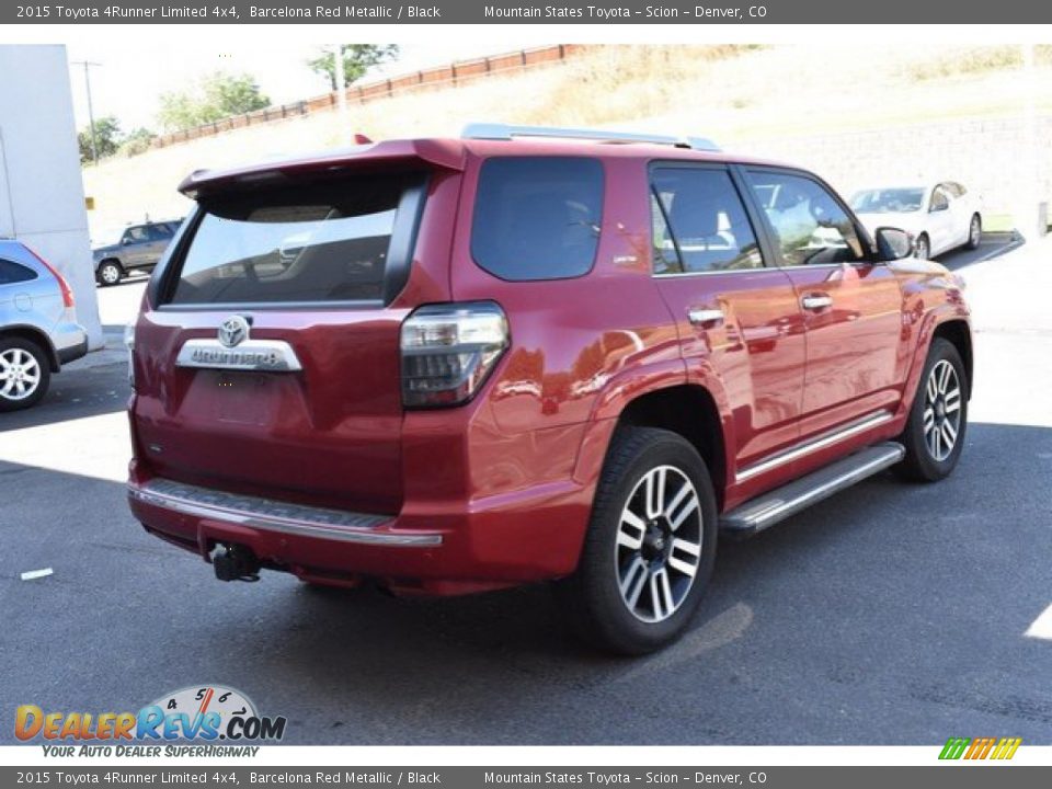 2015 Toyota 4Runner Limited 4x4 Barcelona Red Metallic / Black Photo #6