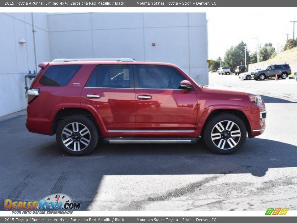 2015 Toyota 4Runner Limited 4x4 Barcelona Red Metallic / Black Photo #7