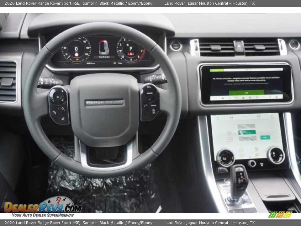 2020 Land Rover Range Rover Sport HSE Santorini Black Metallic / Ebony/Ebony Photo #32