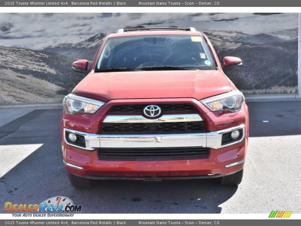 2015 Toyota 4Runner Limited 4x4 Barcelona Red Metallic / Black Photo #8