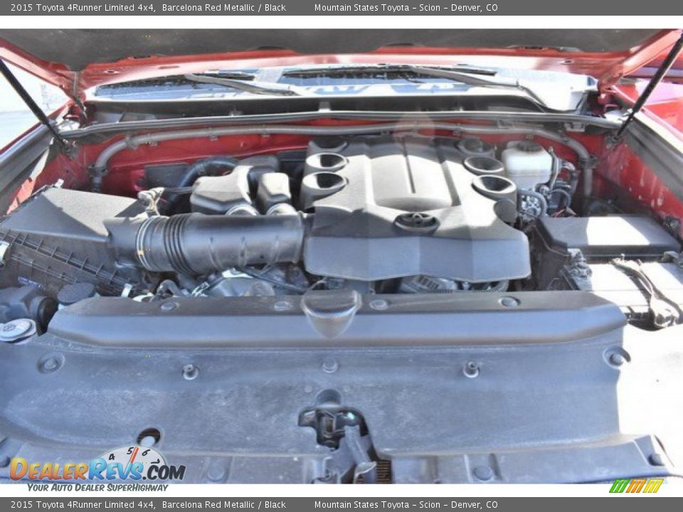 2015 Toyota 4Runner Limited 4x4 Barcelona Red Metallic / Black Photo #9