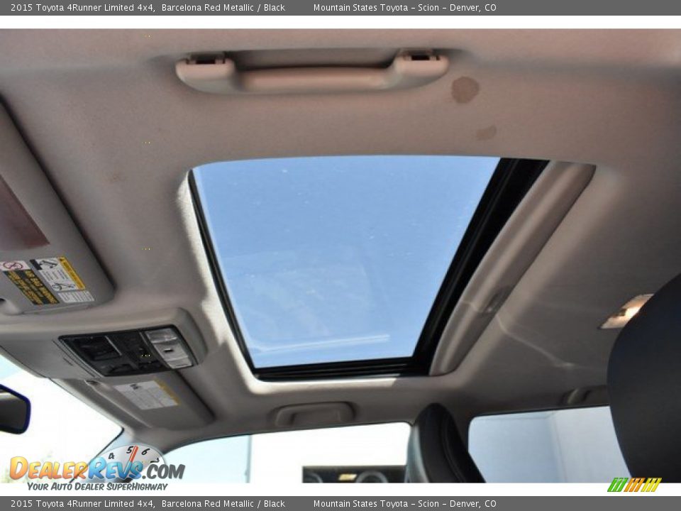 2015 Toyota 4Runner Limited 4x4 Barcelona Red Metallic / Black Photo #10