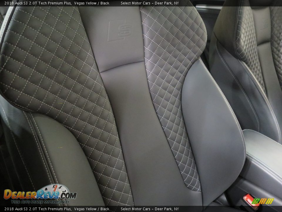 Front Seat of 2018 Audi S3 2.0T Tech Premium Plus Photo #23