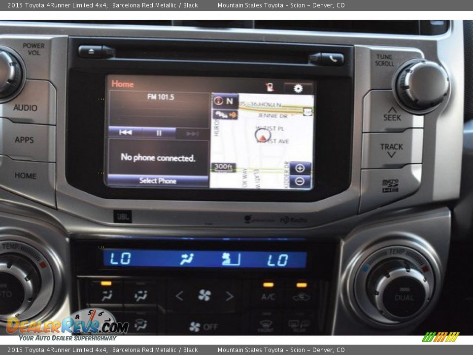 2015 Toyota 4Runner Limited 4x4 Barcelona Red Metallic / Black Photo #11