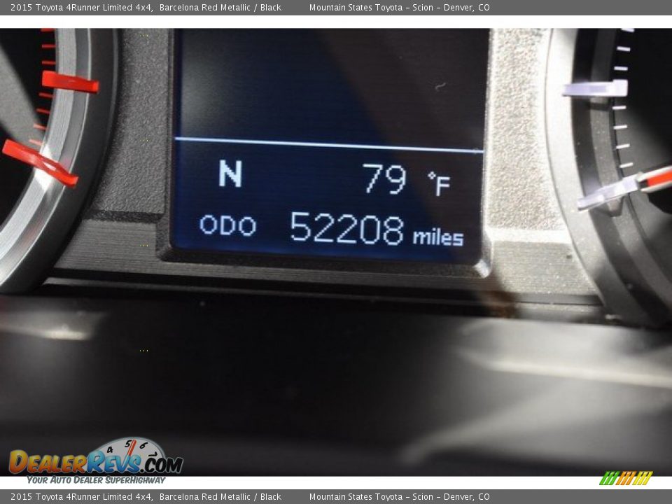 2015 Toyota 4Runner Limited 4x4 Barcelona Red Metallic / Black Photo #12