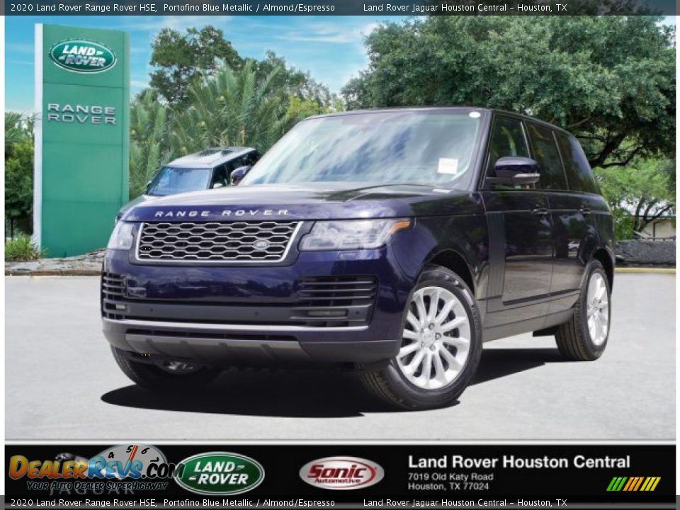 2020 Land Rover Range Rover HSE Portofino Blue Metallic / Almond/Espresso Photo #1