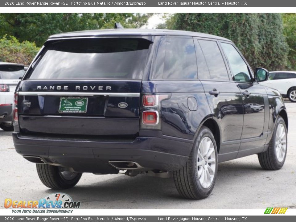 2020 Land Rover Range Rover HSE Portofino Blue Metallic / Almond/Espresso Photo #5