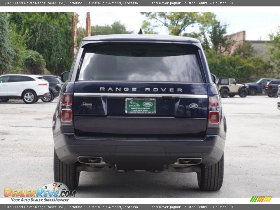 2020 Land Rover Range Rover HSE Portofino Blue Metallic / Almond/Espresso Photo #6