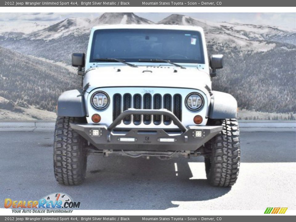 2012 Jeep Wrangler Unlimited Sport 4x4 Bright Silver Metallic / Black Photo #4