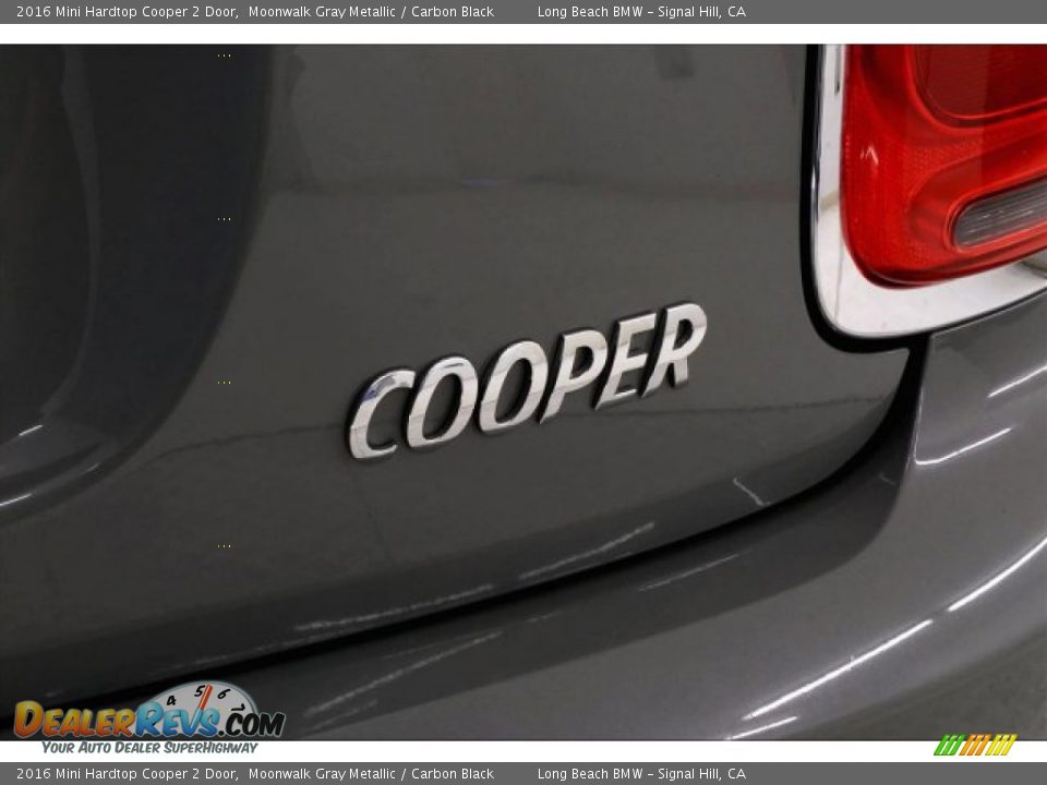 2016 Mini Hardtop Cooper 2 Door Moonwalk Gray Metallic / Carbon Black Photo #7