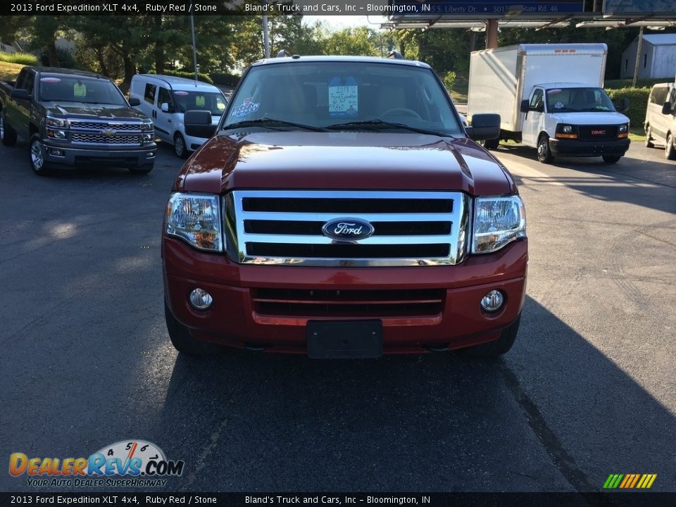 2013 Ford Expedition XLT 4x4 Ruby Red / Stone Photo #3