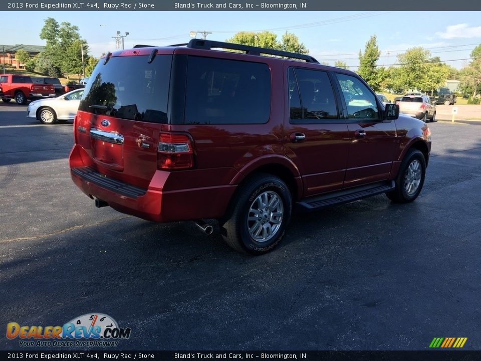 2013 Ford Expedition XLT 4x4 Ruby Red / Stone Photo #6