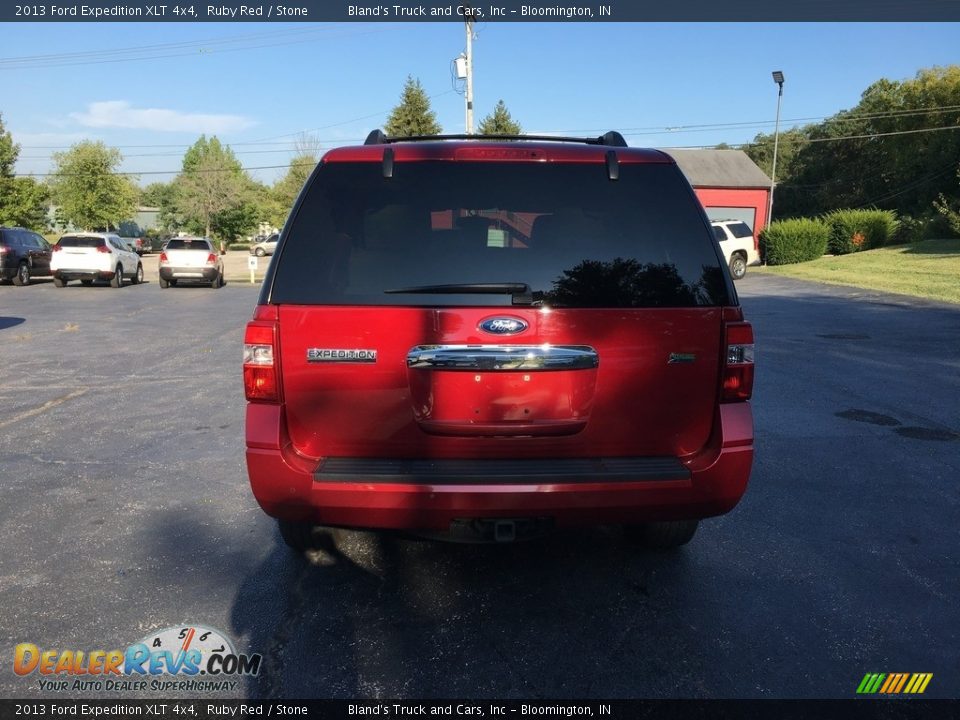 2013 Ford Expedition XLT 4x4 Ruby Red / Stone Photo #7