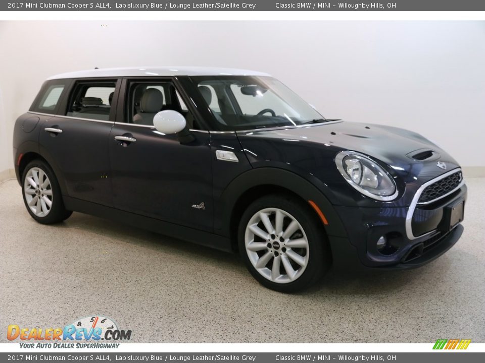 2017 Mini Clubman Cooper S ALL4 Lapisluxury Blue / Lounge Leather/Satellite Grey Photo #1