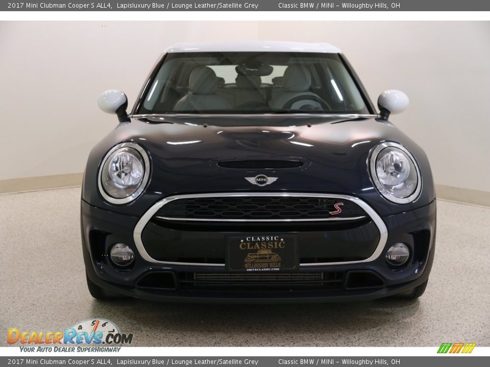 2017 Mini Clubman Cooper S ALL4 Lapisluxury Blue / Lounge Leather/Satellite Grey Photo #2