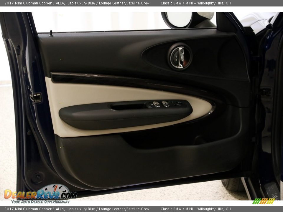 2017 Mini Clubman Cooper S ALL4 Lapisluxury Blue / Lounge Leather/Satellite Grey Photo #4