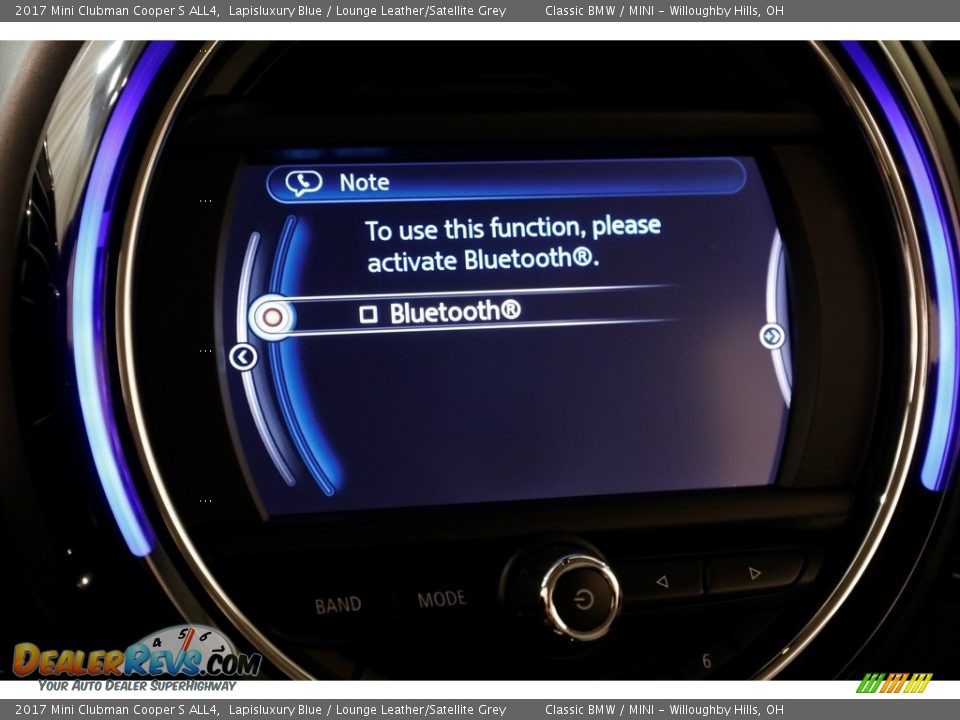 2017 Mini Clubman Cooper S ALL4 Lapisluxury Blue / Lounge Leather/Satellite Grey Photo #11