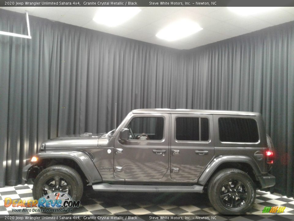 2020 Jeep Wrangler Unlimited Sahara 4x4 Granite Crystal Metallic / Black Photo #1