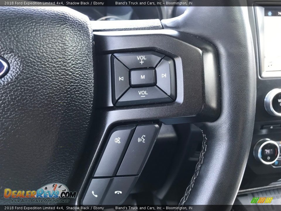 2018 Ford Expedition Limited 4x4 Shadow Black / Ebony Photo #34