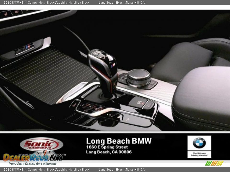 2020 BMW X3 M Competition Black Sapphire Metallic / Black Photo #6