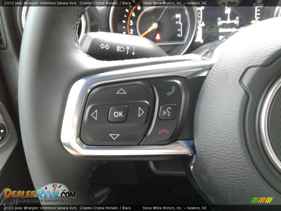 2020 Jeep Wrangler Unlimited Sahara 4x4 Granite Crystal Metallic / Black Photo #16