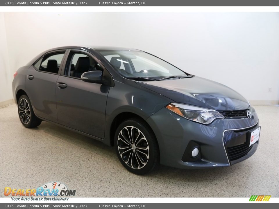 2016 Toyota Corolla S Plus Slate Metallic / Black Photo #1