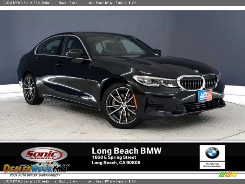 2020 BMW 3 Series 330i Sedan Jet Black / Black Photo #1