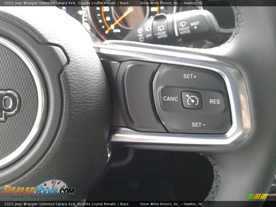 2020 Jeep Wrangler Unlimited Sahara 4x4 Granite Crystal Metallic / Black Photo #17