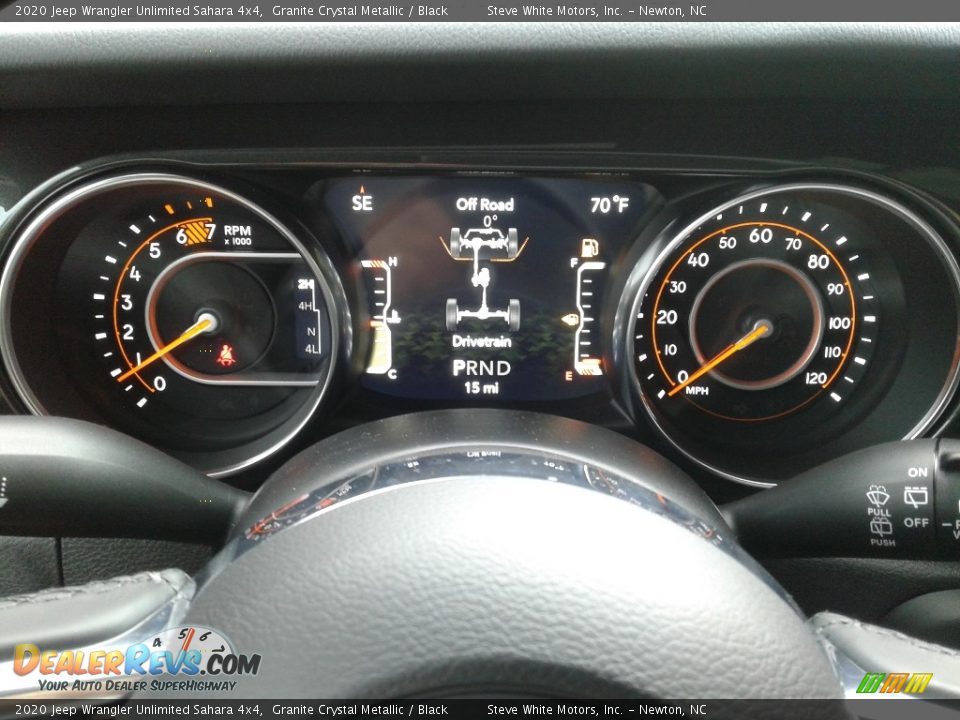 2020 Jeep Wrangler Unlimited Sahara 4x4 Granite Crystal Metallic / Black Photo #18