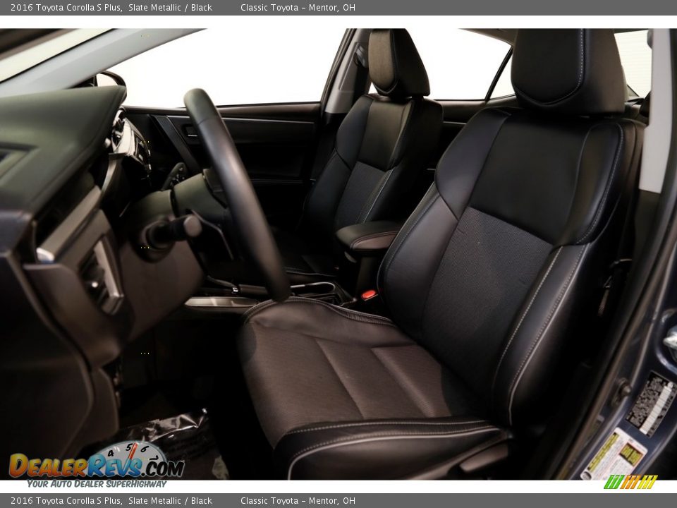 2016 Toyota Corolla S Plus Slate Metallic / Black Photo #5