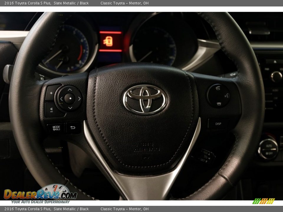 2016 Toyota Corolla S Plus Slate Metallic / Black Photo #6