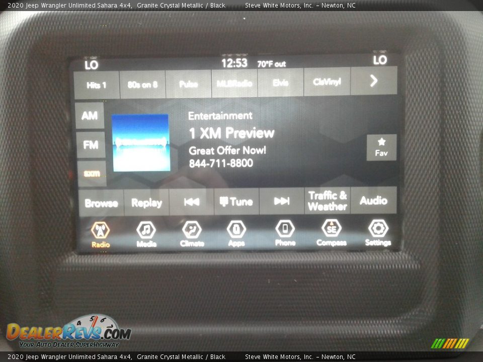 2020 Jeep Wrangler Unlimited Sahara 4x4 Granite Crystal Metallic / Black Photo #20