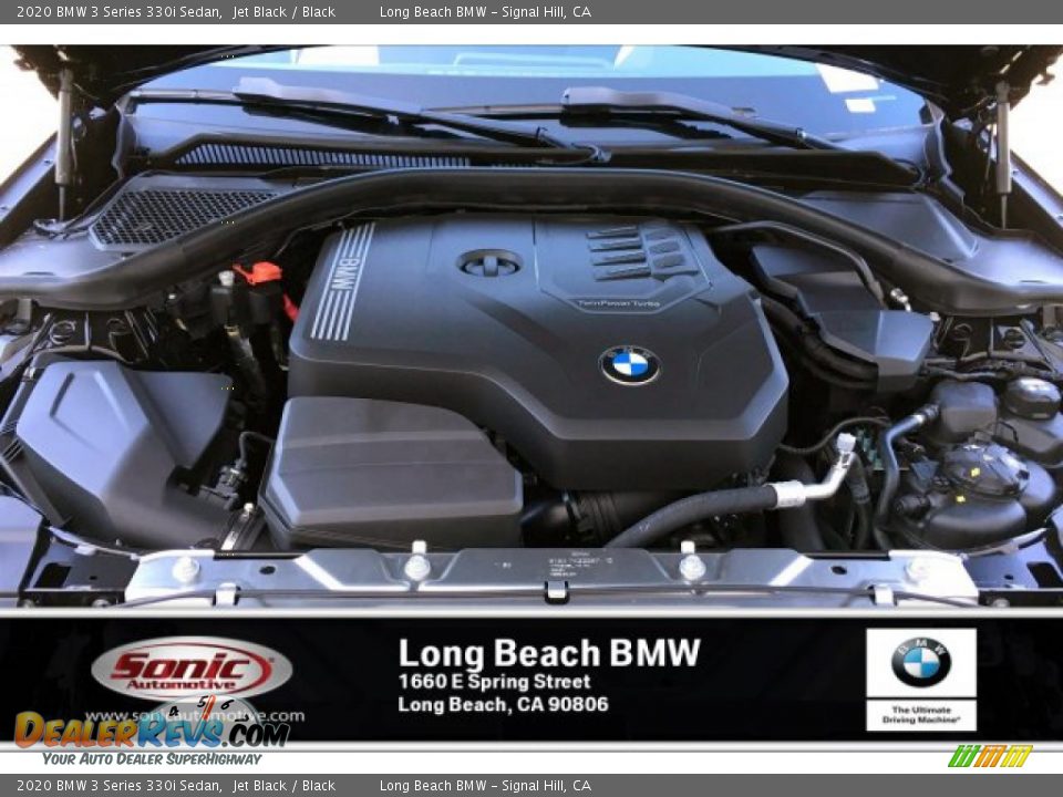 2020 BMW 3 Series 330i Sedan Jet Black / Black Photo #8