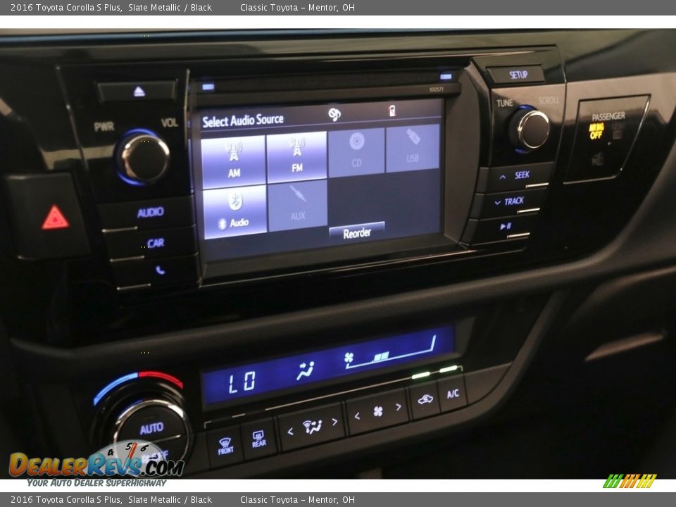 2016 Toyota Corolla S Plus Slate Metallic / Black Photo #8