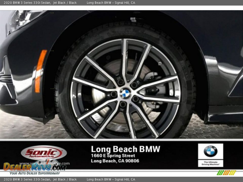2020 BMW 3 Series 330i Sedan Jet Black / Black Photo #9