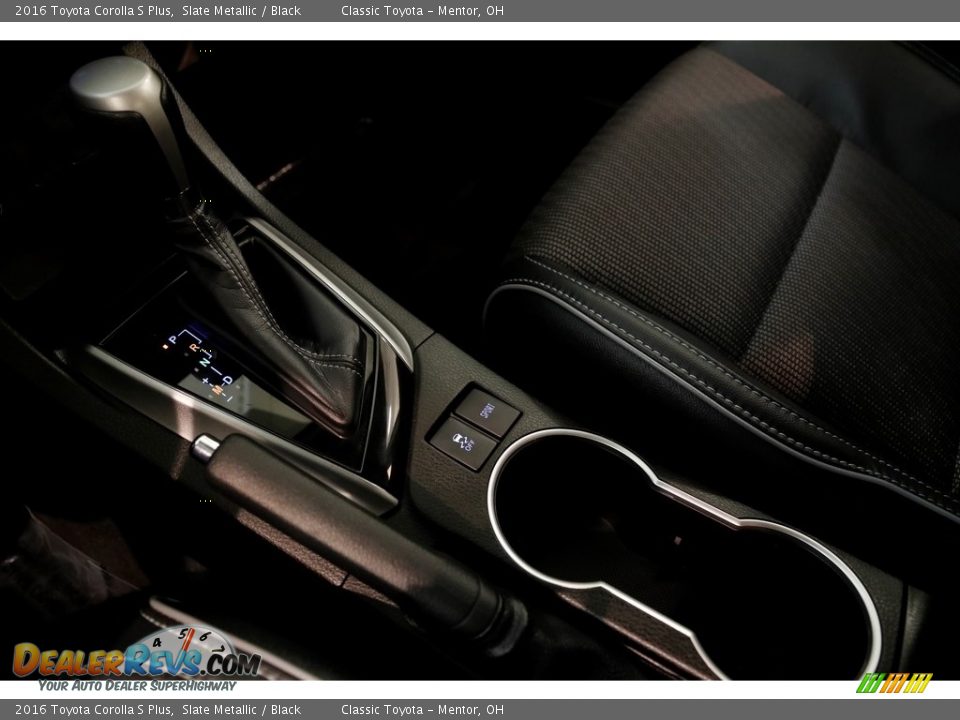 2016 Toyota Corolla S Plus Slate Metallic / Black Photo #11