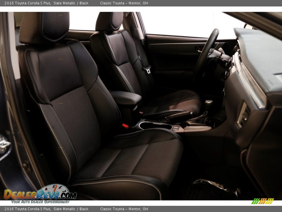 2016 Toyota Corolla S Plus Slate Metallic / Black Photo #12