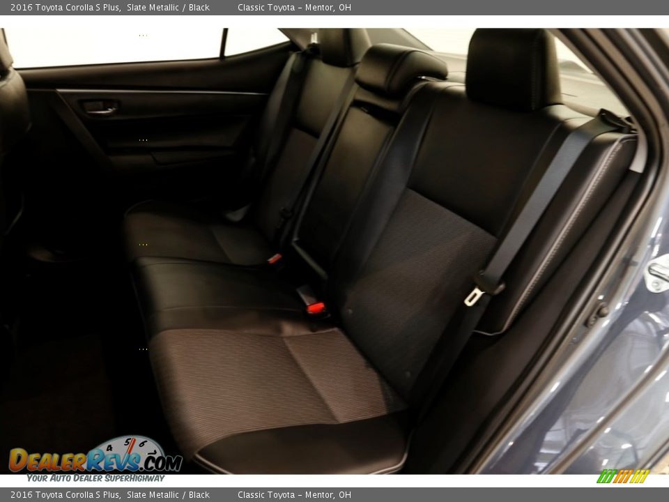 2016 Toyota Corolla S Plus Slate Metallic / Black Photo #14