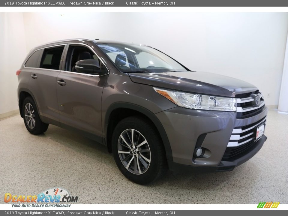2019 Toyota Highlander XLE AWD Predawn Gray Mica / Black Photo #1